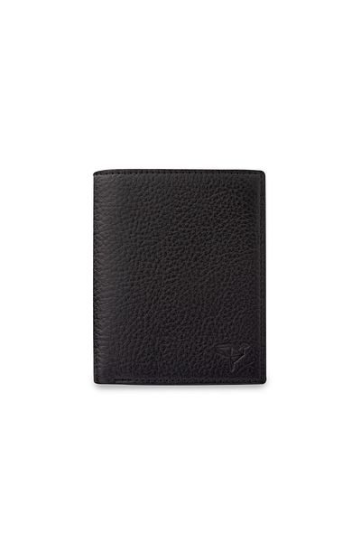 Garbalia Genuine Leather Black Men's Wallet UTAH101