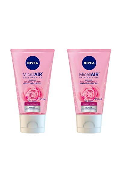 NIVEA Gül Suyu Içeren Makyaj Temizleme Jeli 150 Ml X 2 Adet