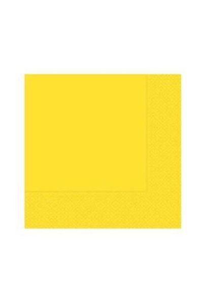 Parti Furyası Plain Yellow Napkin