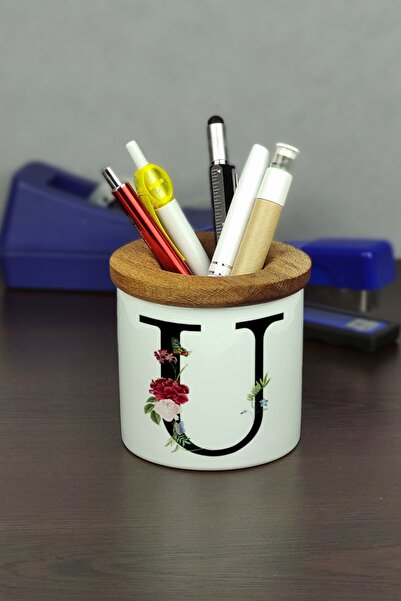 Hediyelen Κεραμική θήκη για στυλό Letter U