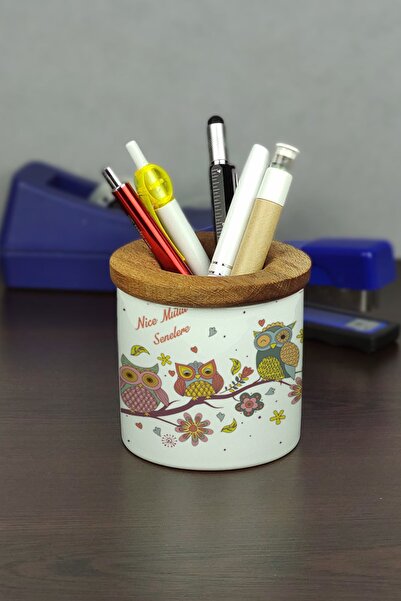 Hediyelen Suport pentru stilou din ceramică cadou de aniversare