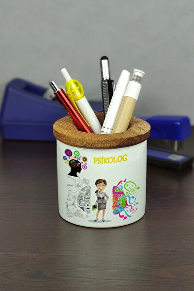 Hediyelen Suport pentru stilou din ceramică Psiholog