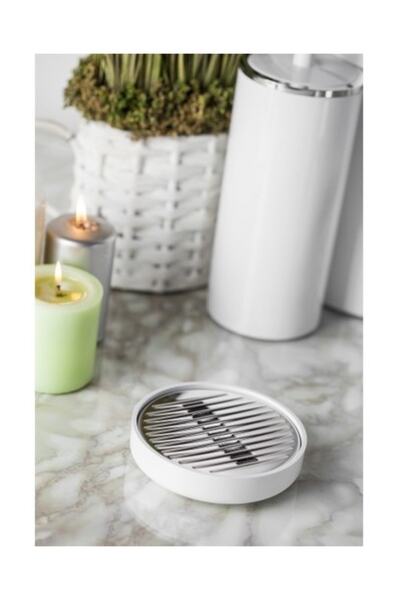 Prima Nova Lenox White Bathroom Set 5 Pieces - M-Sas03-01