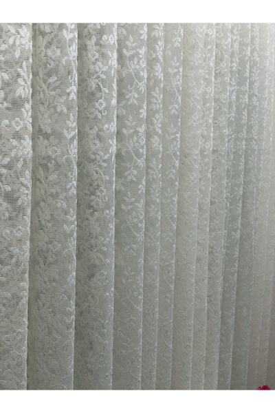 Esse Home Özel Örme Dokulu Dantel Tül Perde & Kruvaze Perde 250x260 Seyrek Pile 1/2