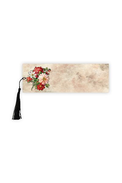 farklı bir hediye Bookmark 10 Pack - Red Flower
