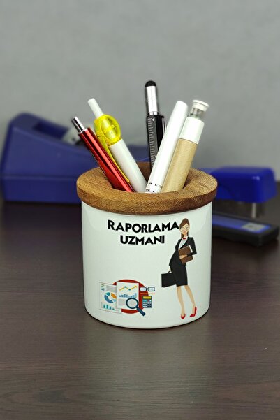 Hediyelen حامل قلم سيراميك خبير التقارير