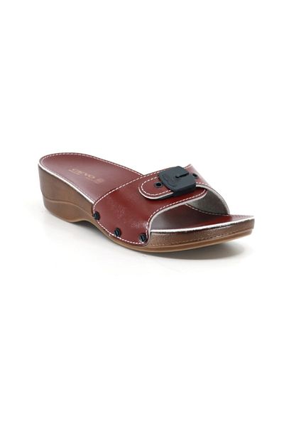 Ceyo Minelli Heeled Buckle 4 Color Orthopedic Women's Slippers