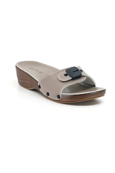 Ceyo شبشب نسائي لتقويم العظام من مينيلي بكعب وإبزيم 4 ألوان