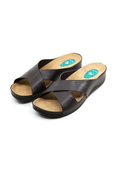 Ceyo Cross Heel Gel Heel Spur Women's Slippers 9946-1