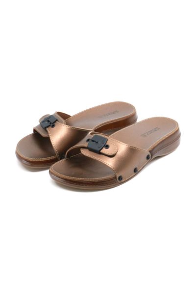 Ceyo 6500 Minelli Single Buckle 4 Color Orthopedic Women's Slippers