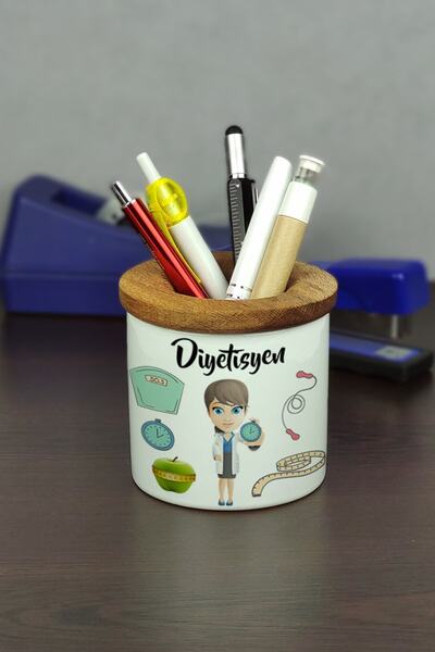 Hediyelen Suport pentru stilou din ceramică dietetician