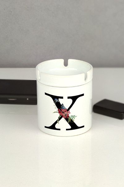 Hediyelen Χ Γράμμα Αχρώμα Τασάκι