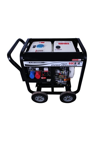 Güçbir Jeneratör Gjd10000h-3 (10 KVA) Portatif Dizel Jeneratör Trifaze