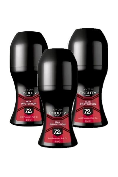 AVON On Duty Max Protection Erkek Antiperspirant Roll On Deodorant Üçlü