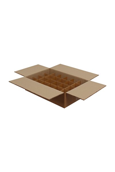 Kolicim 44x29,5x12,7cm Seperatörlü Su Bardağı Kolisi - [5 Adet]