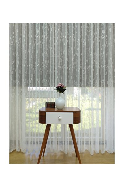 Esse Home Perdea din tul tricotat cu textură specială, 150x250, pliuri rare, 1/2