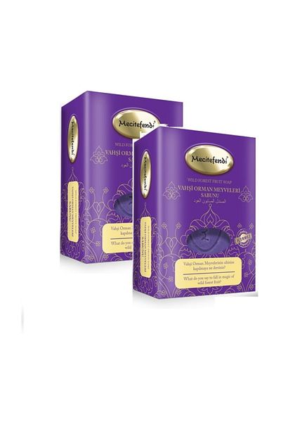 Mecitefendi 2 قطعة صابون فواكه الغابة البرية 150 جرام