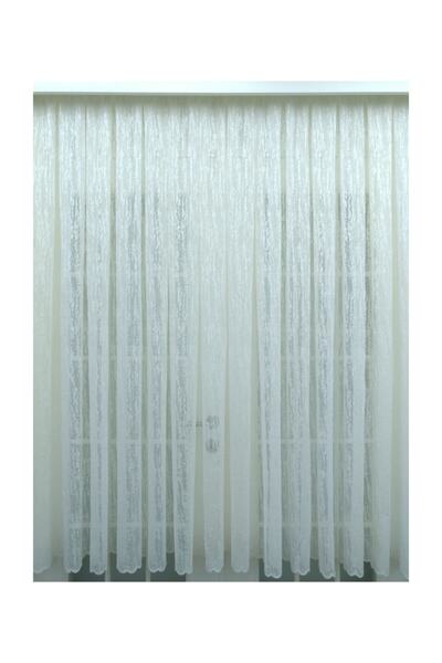 Esse Home Perdea din tul tricotat cu model, 100% originală, 300x250, pliuri r...