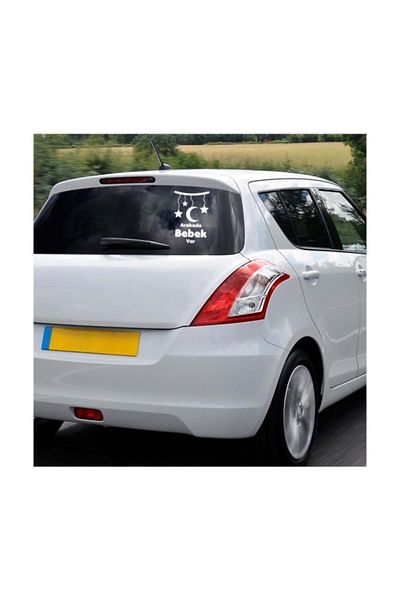 TSC There's a Baby in the Car Sticker Paste Vinyl Film 30cm