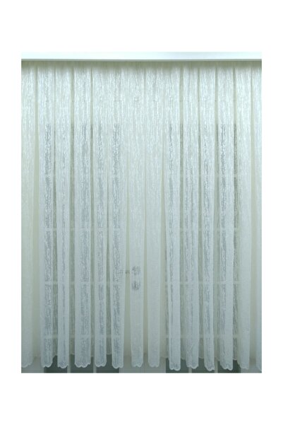 Esse Home Perdea din tul tricotat cu model 450x260, pliuri dense, 1/3