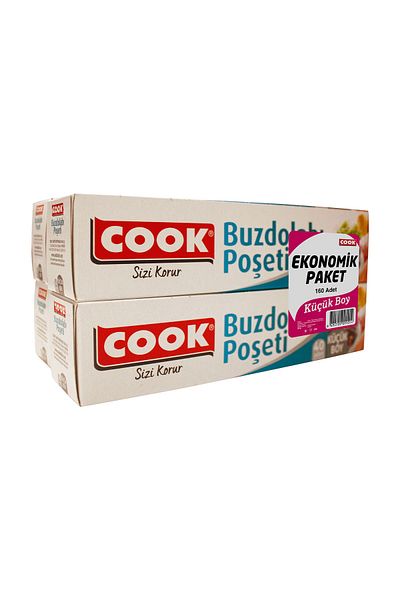 COOK 3+1 Small Size 160 Piece Refrigerator Bag