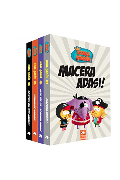 Eksik Parça Yayınları Kral Şakir 5 - 8 Kitap Serisi (4 Kitap Takım) - Varol Y...