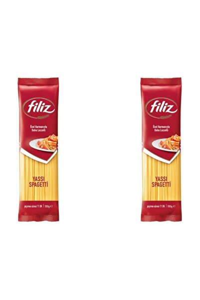 FİLİZ Yassı Spagetti Makarna 500 g x 2 Adet