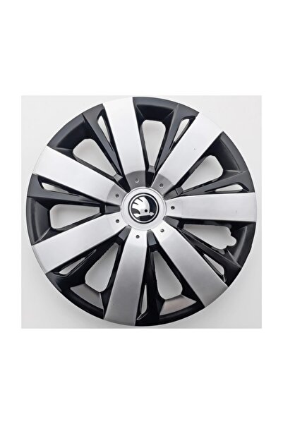 Seta 15'' Inç Skoda Jant Kapağı 4 Adet Çelik Jant Görünümlü Renkli - Kırılmaz Esnek