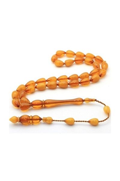 RD EKOAVM Polish Amber Drop Cut Rosary