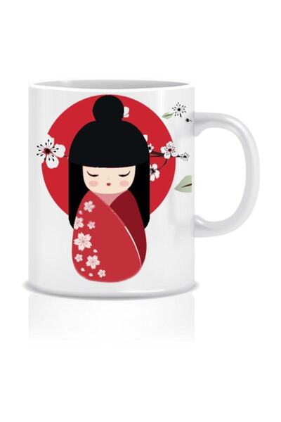 Officeküp Geisha Porcelain Coffee Cup