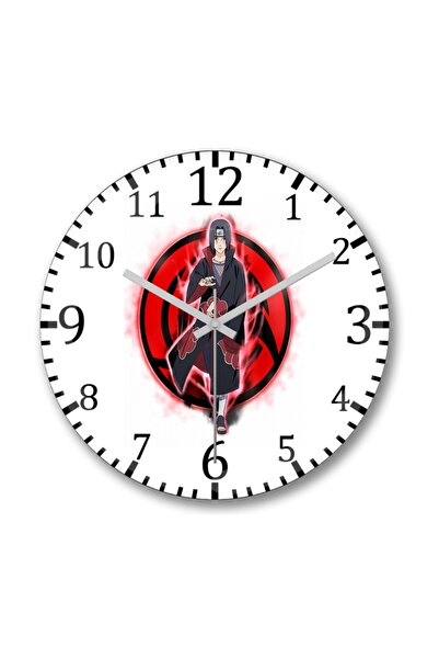 Baskı Dükkanı ساعة حائط ايتاشي من الزجاج الحقيقي المنحني