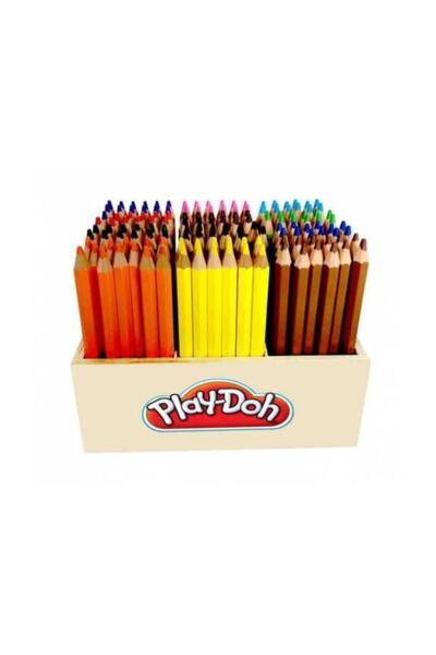 Play Doh 12 Colors Triangle Curcuma 144 Pieces Wooden Stand