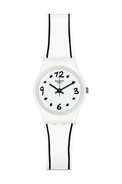 Swatch Lw162 Swatch Black Border Women's Wristwatch Lw162