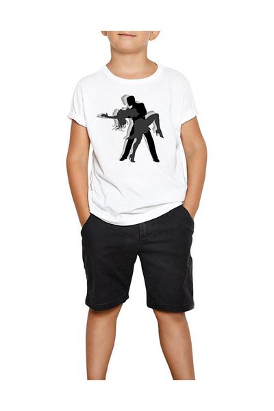 Z zepplin Tricou alb pentru copii Dance