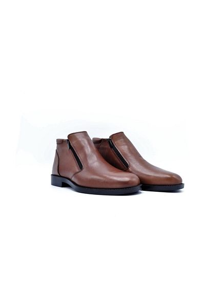 Zaim Kundura Tan Genuine Leather Boots340009752-1
