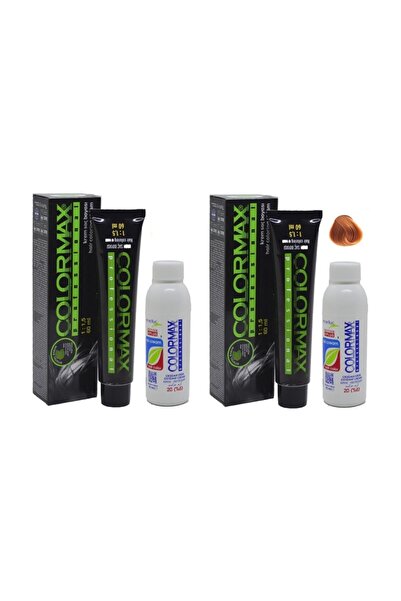 Colormax 8.43 Sultan Bakırı 2'li + Orjınal Oksidan Krem 90ml 2'li
