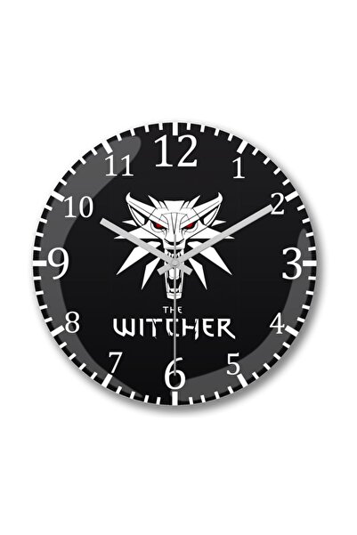 Baskı Dükkanı Camiseta The Witcher zidni sat zakrivljenog stvarnog stakla