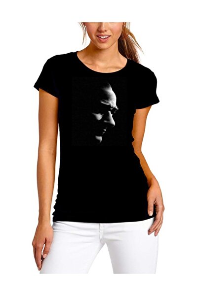 SCUBAPROMO Γυναικείο μπλουζάκι Ataturk Silhouette Μαύρο