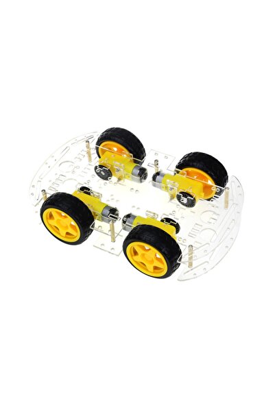 TRAY 4wd Hazır Robot Araba Kiti Rc Paketi