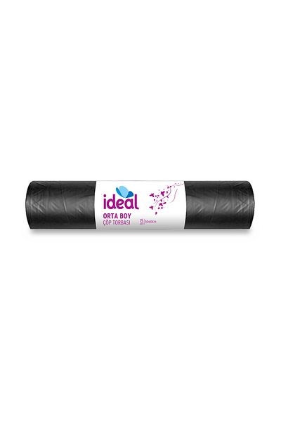 İdeal Garbage Bag Medium Size 15 Pieces