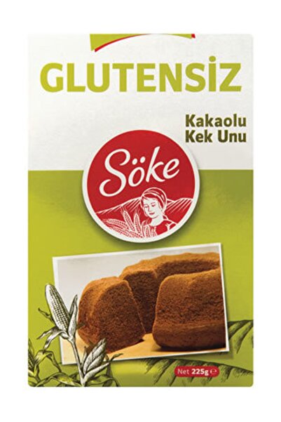 Söke Glutensiz Kakaolu Kek Unu 225 gr 5 Adet