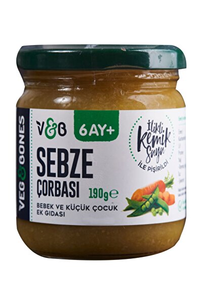 Veg&Bones Çocuk Çorbası Dana İlikli Kemik Sulu Sebze Çorbası 190 gr.