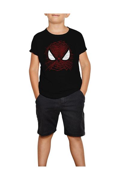 Z zepplin Детска тениска Spiderman Nets черна
