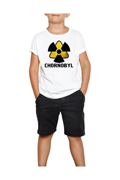 Z zepplin Tricou alb radioactiv pentru copii Chernobyl