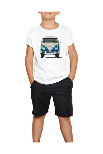 Z zepplin Tricou alb pentru copii Volkswagen Caravan 2