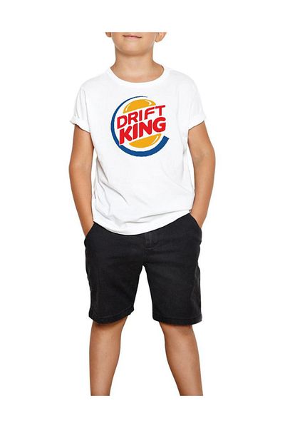 Z zepplin Tricou alb pentru copii Drift King 1