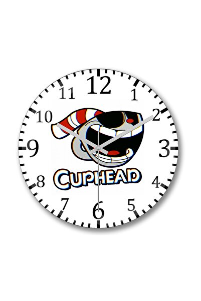 Baskı Dükkanı Zidni sat Cuphead sa kupolastim staklom od pravog stakla
