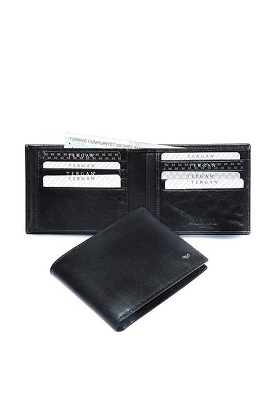 Tergan Tergan-1464 Model Black Men's Wallet