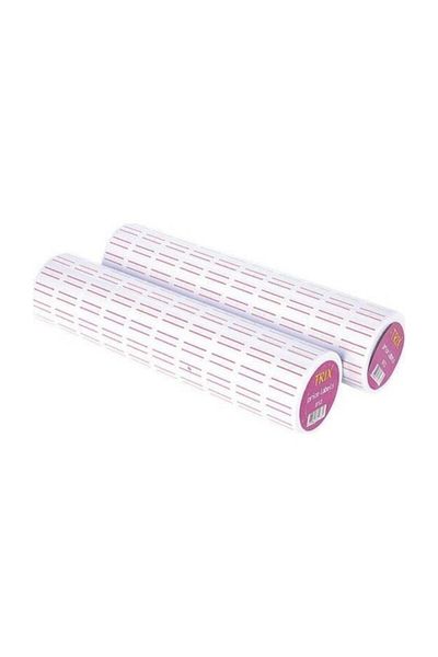 TRİX White Price Tag - 10 Pieces Rolls - 2 Balls
