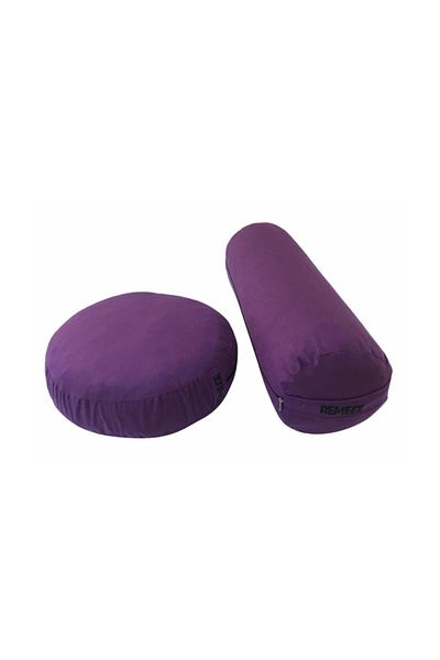 REMEGE Σετ μαξιλαριών Bolster & Meditation Cushion δύο τεμαχίων